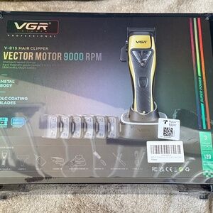 VGR 015 Professional Cordless Hair Clippers for Men, 9000 RPM